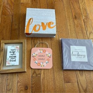 Inspirational Sign Decor Lot -NWT